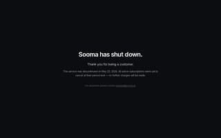 Screenshot of sooma.ai