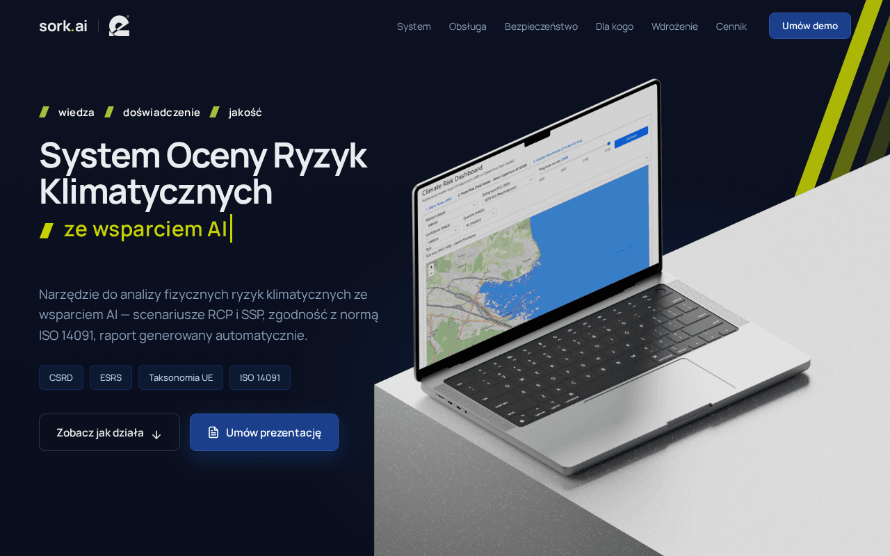 Screenshot of sork.ai