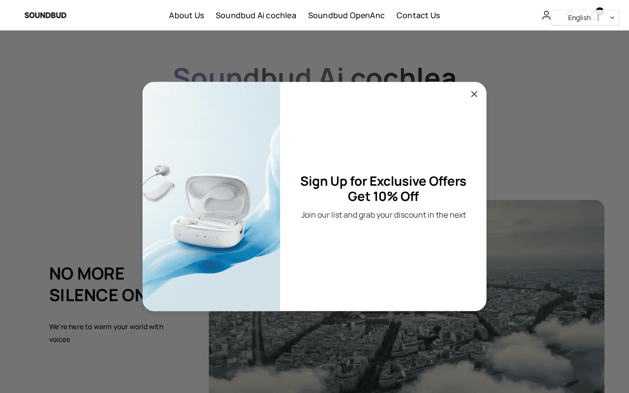 Screenshot of soundbud.ai
