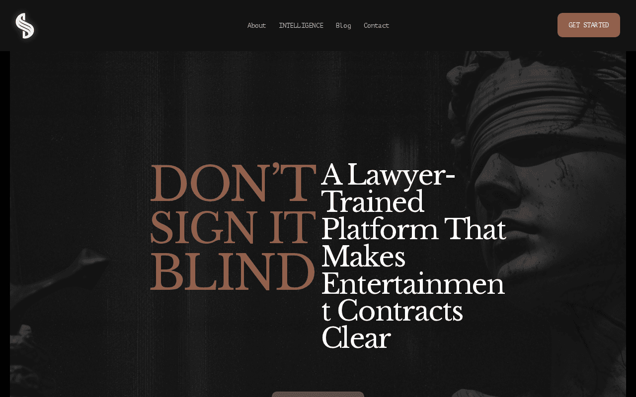 Screenshot of soundlegal.ai