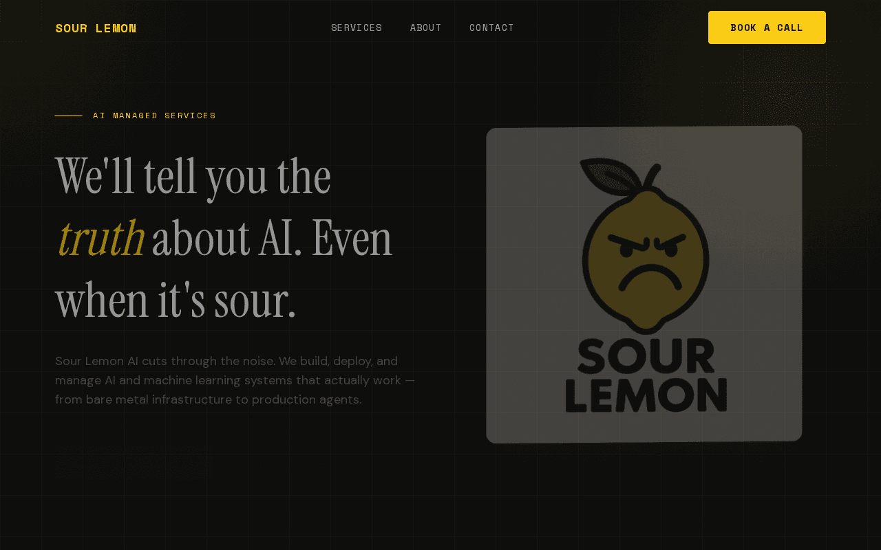 Screenshot of sourlemon.ai