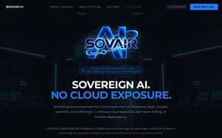 Screenshot of sovair.ai