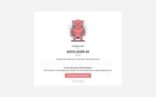 Screenshot of sovloop.ai