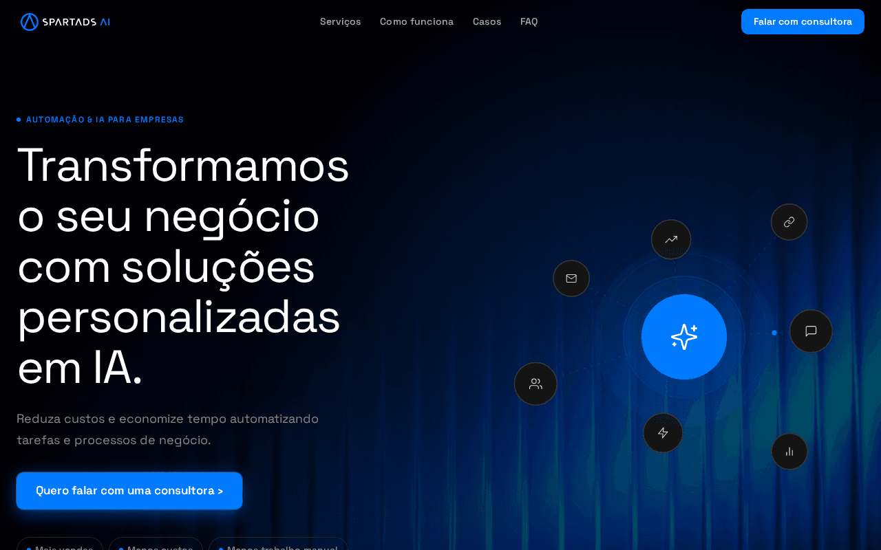 Screenshot of spartads.ai