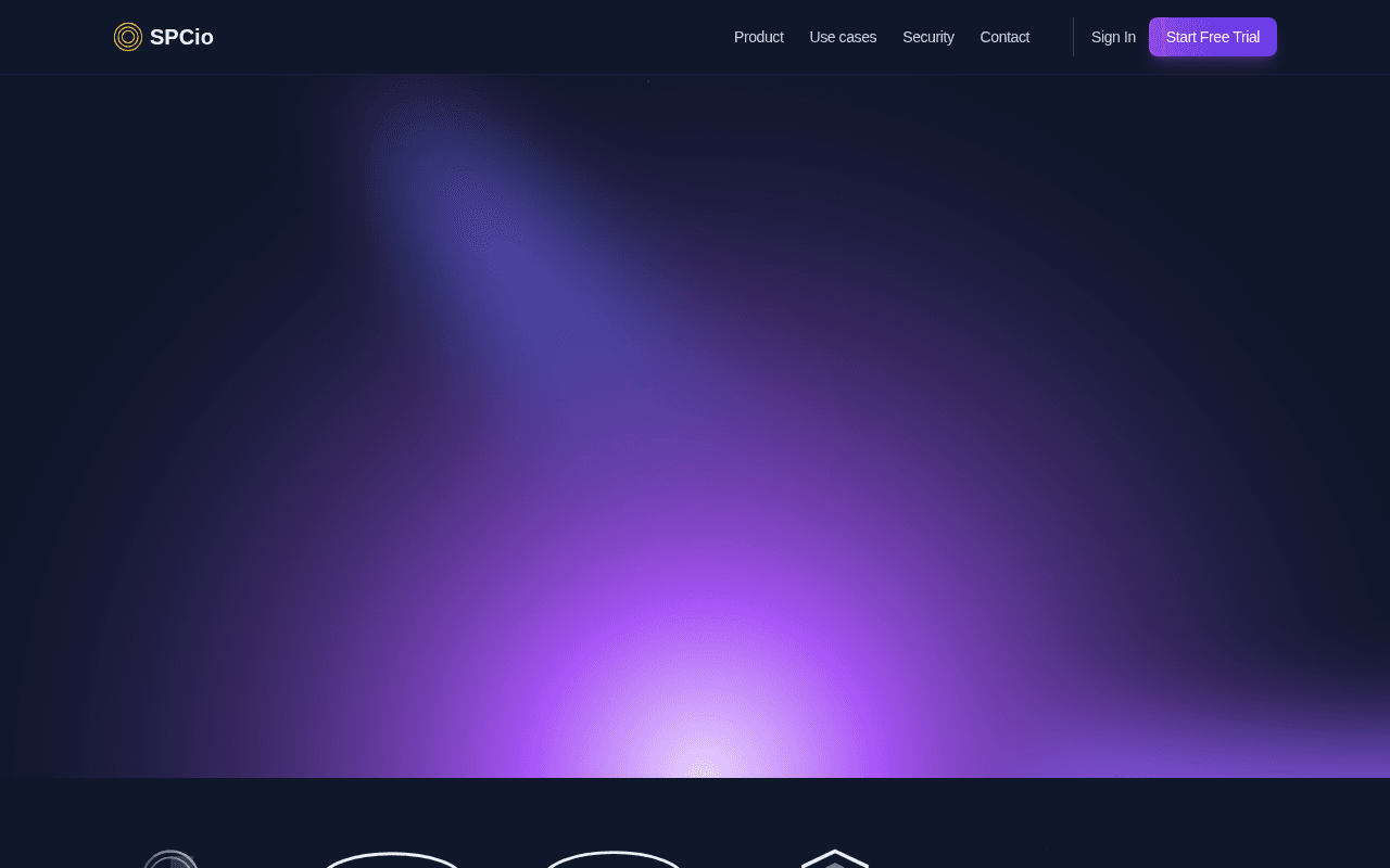 Screenshot of spcio.ai