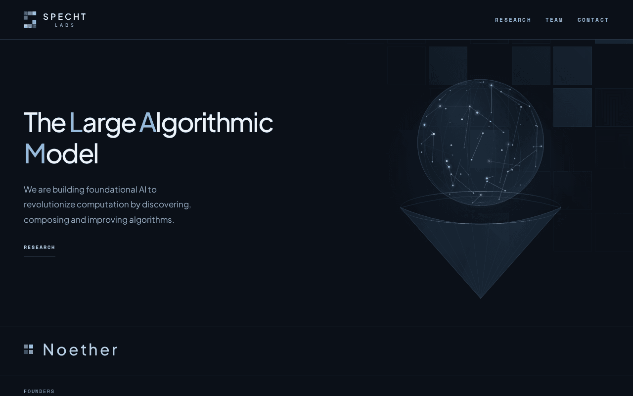 Screenshot of spechtlabs.ai