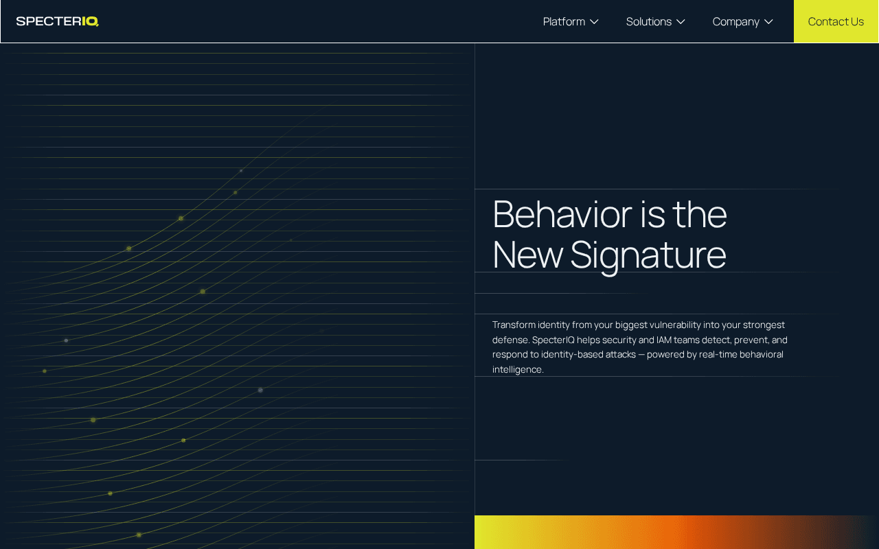 Screenshot of specteriq.ai