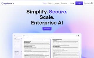 Screenshot of spherium.ai