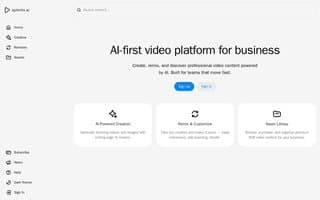 Screenshot of splento.ai