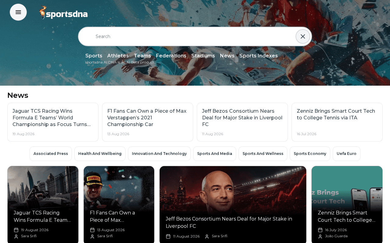 Screenshot of sportsdna.ai