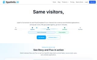 Screenshot of spotinfo.ai