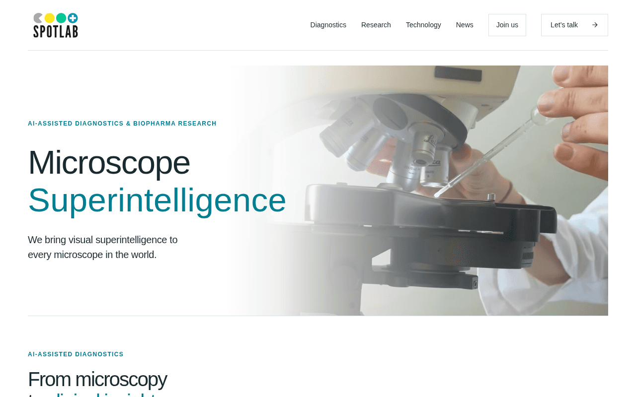 Screenshot of spotlab.ai