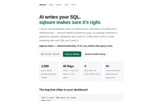 Thumbnail of sqlsure.ai