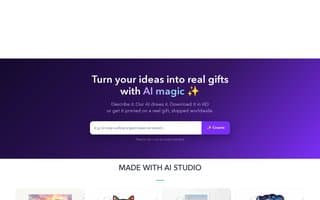 Screenshot of stargift.ai