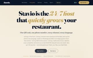 Screenshot of stavio.ai