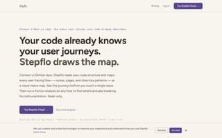 Screenshot of stepflo.ai