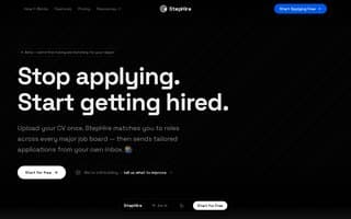 Screenshot of stephire.ai
