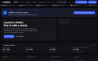 Screenshot of stonx.ai