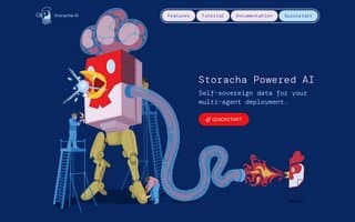 Screenshot of storacha.ai