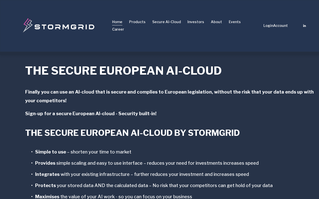 Screenshot of stormgrid.ai
