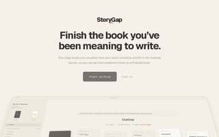 Screenshot of storygap.ai