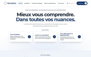 Screenshot of stratelio.ai
