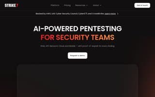 Screenshot of strike7.ai