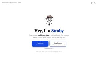 Screenshot of stroby.ai