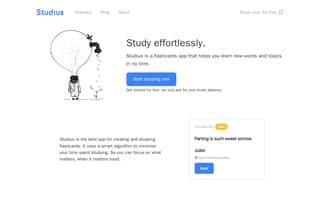 Screenshot of studius.ai