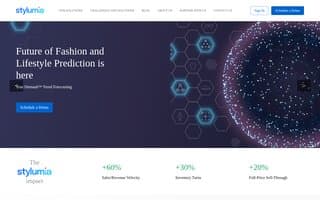 Screenshot of stylumia.ai