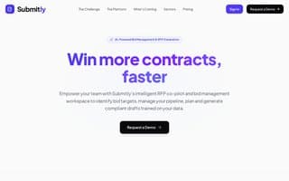Screenshot of submitly.ai