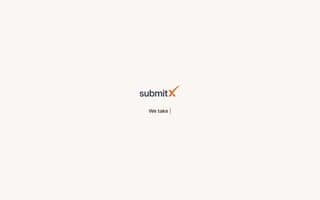 Screenshot of submitx.ai