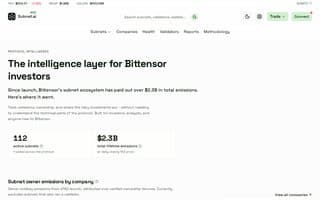 Screenshot of subnet.ai
