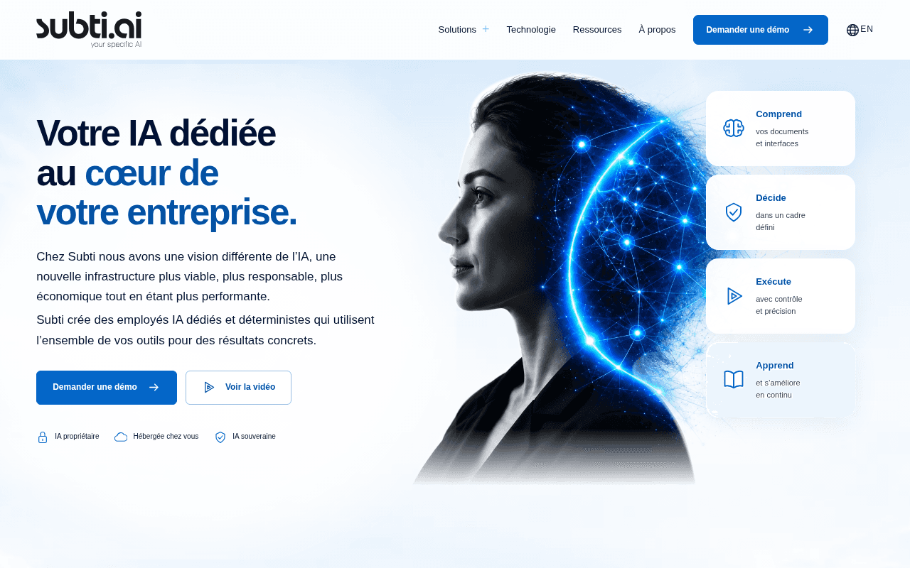 Screenshot of subti.ai
