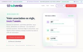 Screenshot of subventia.ai