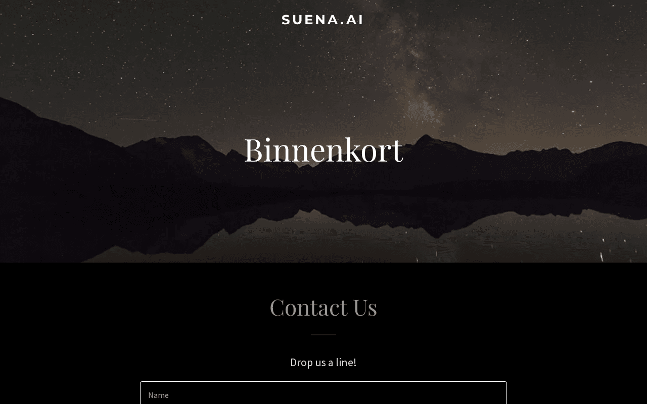 Screenshot of suena.ai