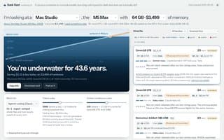 Screenshot of sunkcost.ai