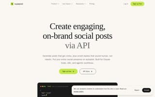 Screenshot of supapost.ai