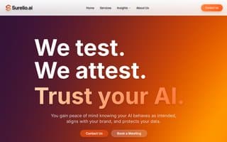 Screenshot of surelio.ai