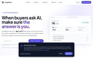 Screenshot of surgerank.ai