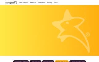 Screenshot of surogate.ai