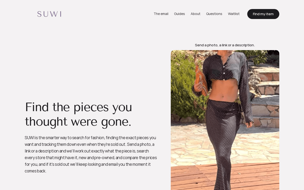 Screenshot of suwi.ai