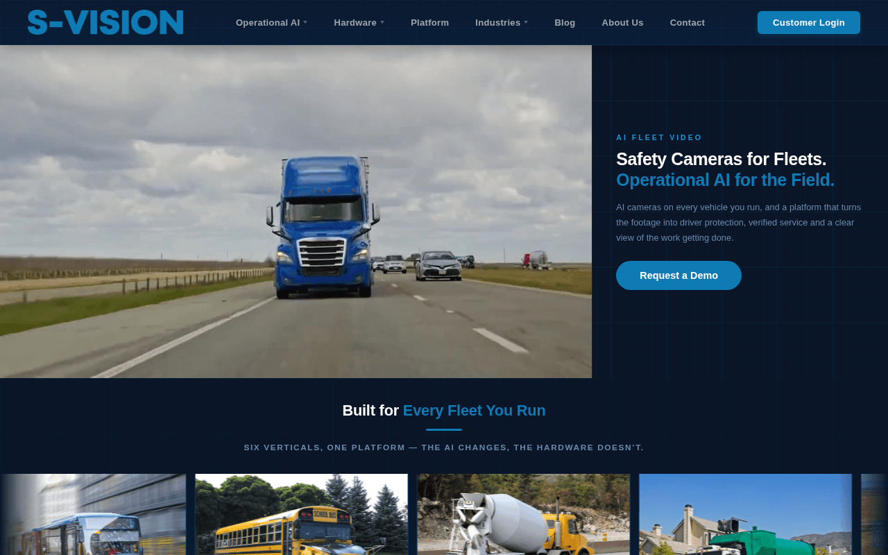 Screenshot of svision.ai