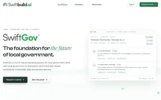 Screenshot of swiftgov.ai