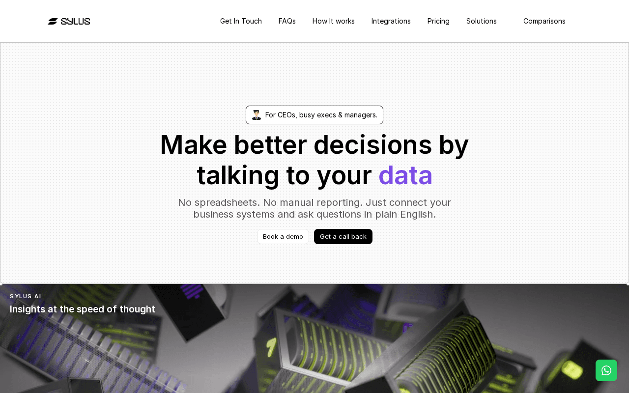 Screenshot of sylus.ai