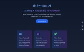 Screenshot of symbus.ai