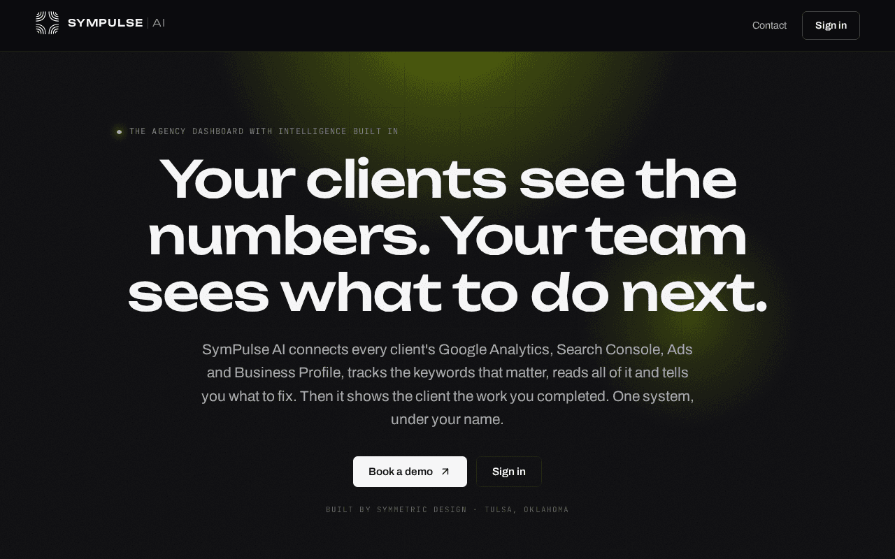 Screenshot of sympulse.ai
