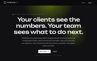 Screenshot of sympulse.ai