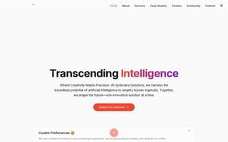 Screenshot of synbrains.ai