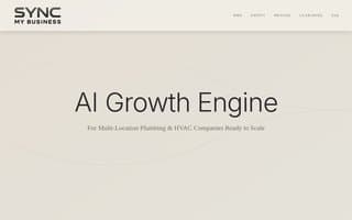 Screenshot of syncmybiz.ai